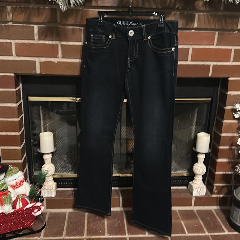 Guess dark blue boot cut